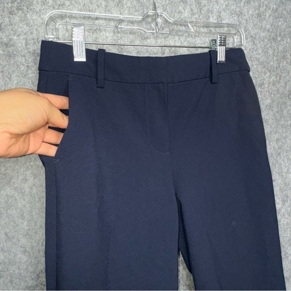 J. Crew Ruby Slim Cropped Navy Pants- Sz 2 - Picture 4 of 7